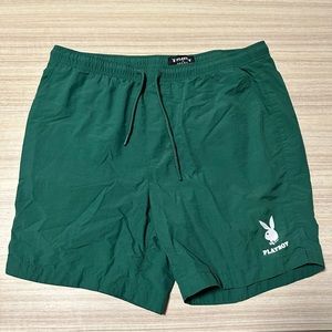 Pacsun Playboy Green Shorts